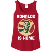 Ronaldo Is Home Manchester Ladies Essential Tank