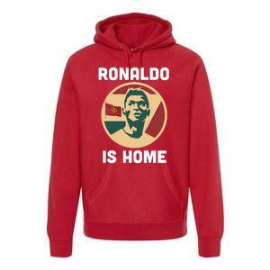 Ronaldo Is Home Manchester Premium Hoodie