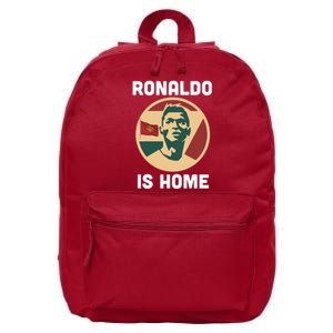 Ronaldo Is Home Manchester 16 in Basic Backpack