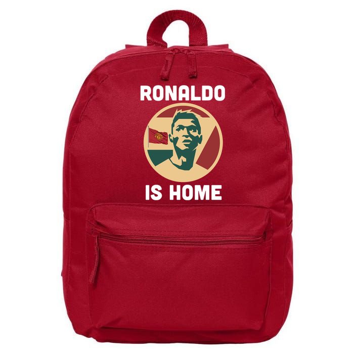 Ronaldo Is Home Manchester 16 in Basic Backpack