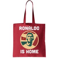 Ronaldo Is Home Manchester Tote Bag