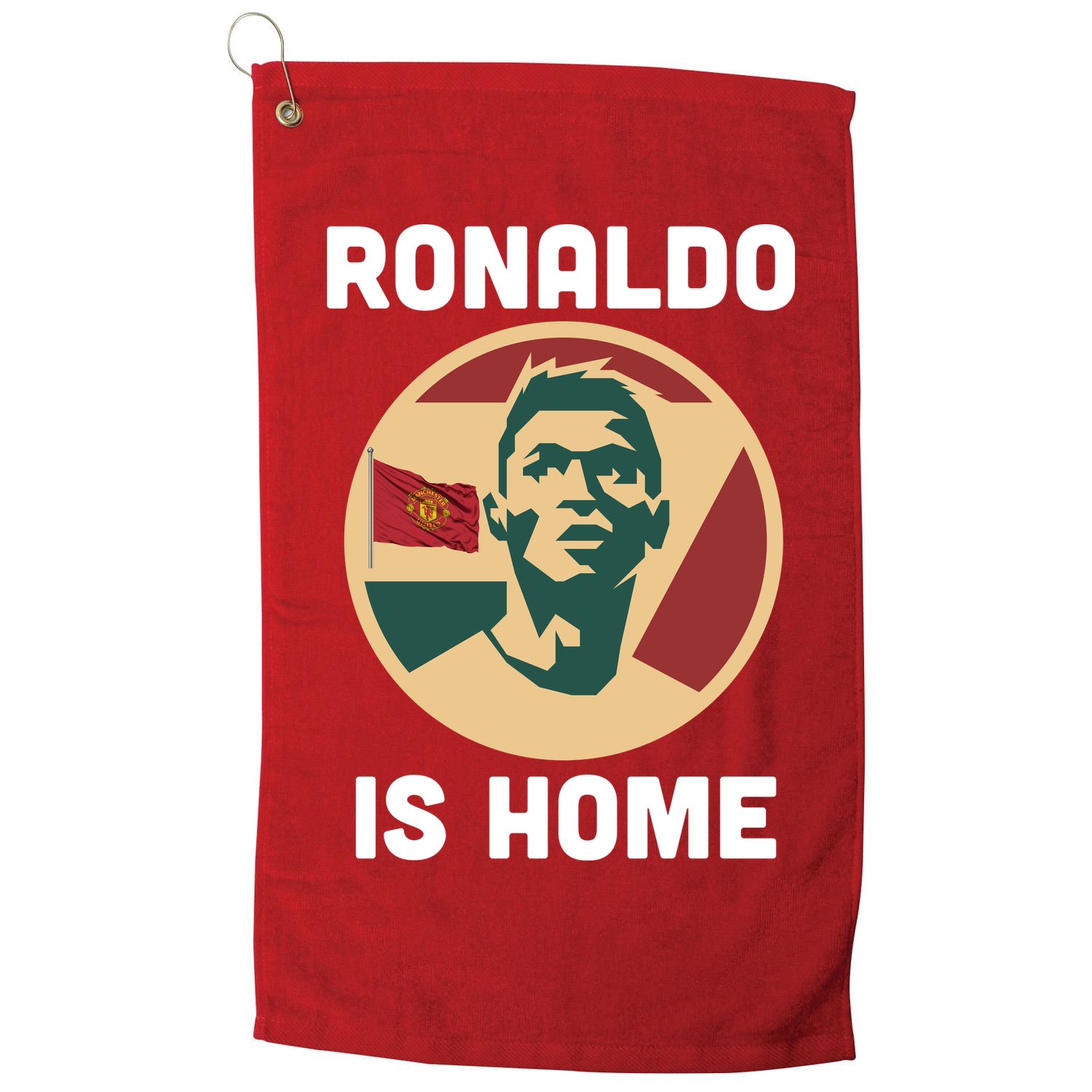 Ronaldo Is Home Manchester Golf Towel