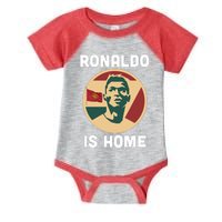 Ronaldo Is Home Manchester Infant Baby Jersey Bodysuit