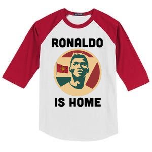 Ronaldo Is Home Manchester Kids Colorblock Raglan Jersey