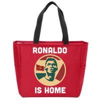 Ronaldo Is Home Manchester Zip Tote Bag