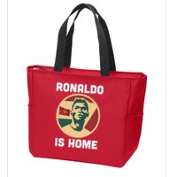 Ronaldo Is Home Manchester Zip Tote Bag