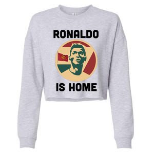 Ronaldo Is Home Manchester Cropped Pullover Crew