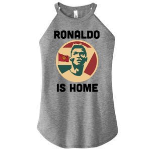 Ronaldo Is Home Manchester Women's Perfect Tri Rocker Tank