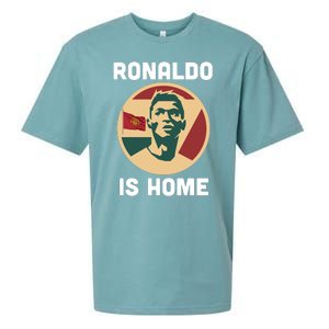 Ronaldo Is Home Manchester Sueded Cloud Jersey T-Shirt