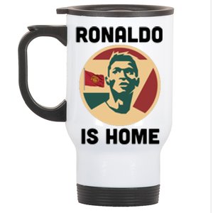 Ronaldo Is Home Manchester Stainless Steel Travel Mug