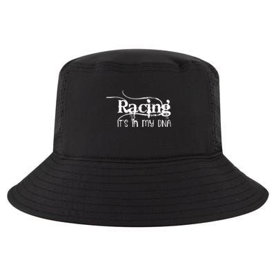 Racing ItS In My Dna Racer Race Car Dirt Track Merch Cool Comfort Performance Bucket Hat