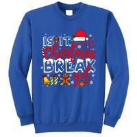 Retro Is It Christmas Break Yet Retro Xmas Winter Saying Gift Sweatshirt