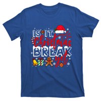 Retro Is It Christmas Break Yet Retro Xmas Winter Saying Gift T-Shirt