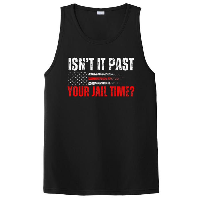 Retro IsnT It Past Your Jail Time American Flag PosiCharge Competitor Tank