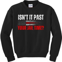 Retro IsnT It Past Your Jail Time? Vintage American Flag Kids Sweatshirt