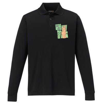 Retired Ironworker I Worked My Whole Life For This Uni Performance Long Sleeve Polo