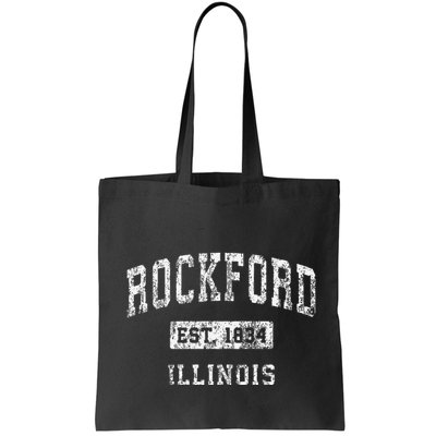 Rockford Illinois Il Vintage Established Bag