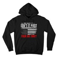 Retro IsnT It Past Your Jail Time Vintage American Flag Hoodie