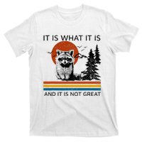 Raccoon It Is What It Is And It Is Not Great T-Shirt