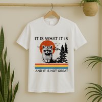 Raccoon It Is What It Is And It Is Not Great T-Shirt