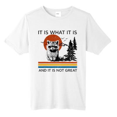 Raccoon It Is What It Is And It Is Not Great Tall Fusion ChromaSoft Performance T-Shirt