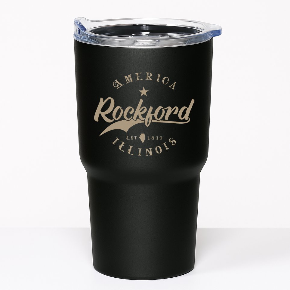 Rockford Il Illinois Tumbler