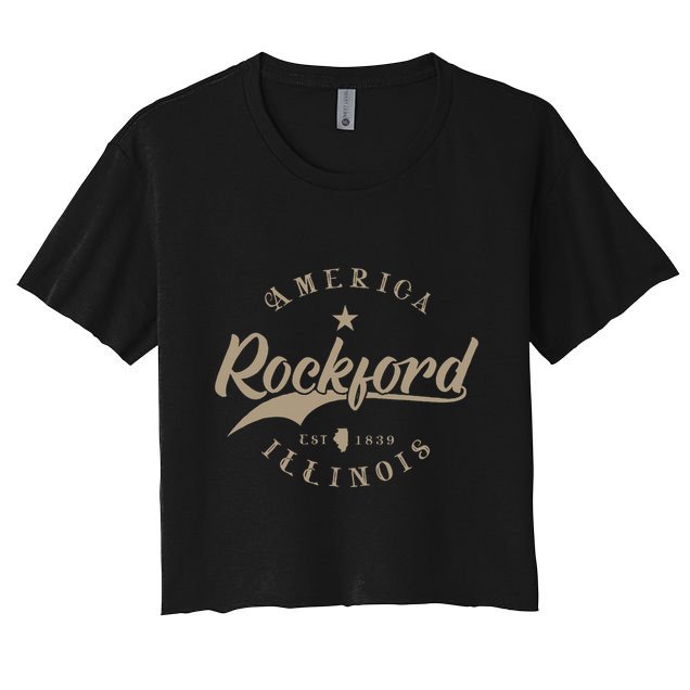 Rockford Il Illinois Crop Top
