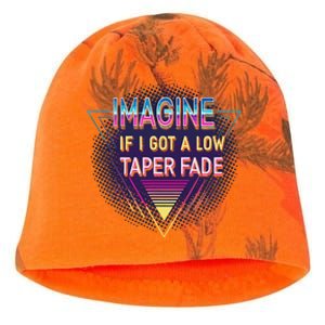 Retro Imagine If I Got A Low Taper Fade Funny Viral Meme Kati - Camo Knit Beanie