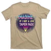 Retro Imagine If I Got A Low Taper Fade Funny Viral Meme T-Shirt