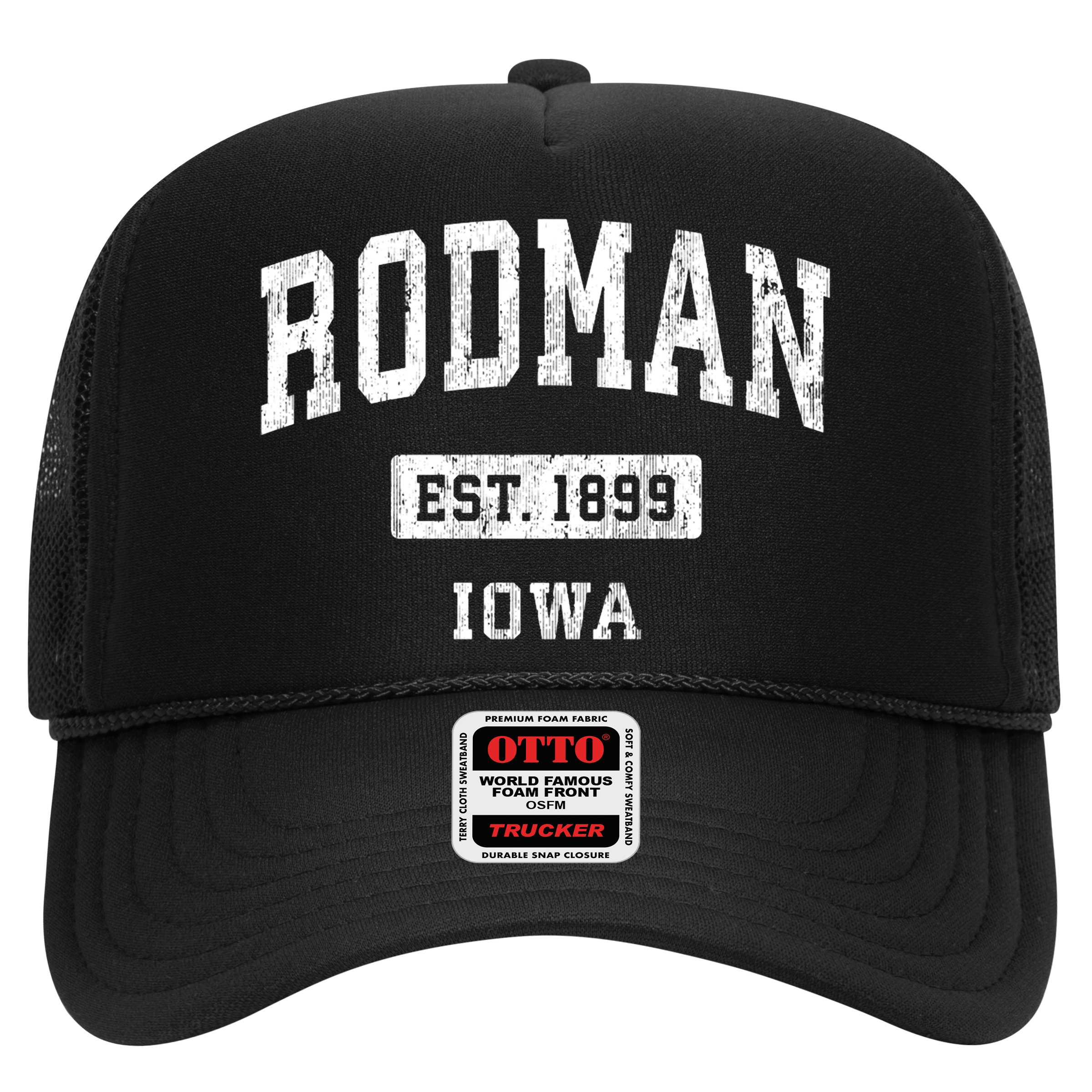 Rodman Iowa Ia Vintage Sports Established Hat