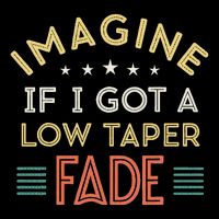 Retro Imagine If I Got A Low Taper Fade Funny Viral Meme USA-Made Doggie Bandana
