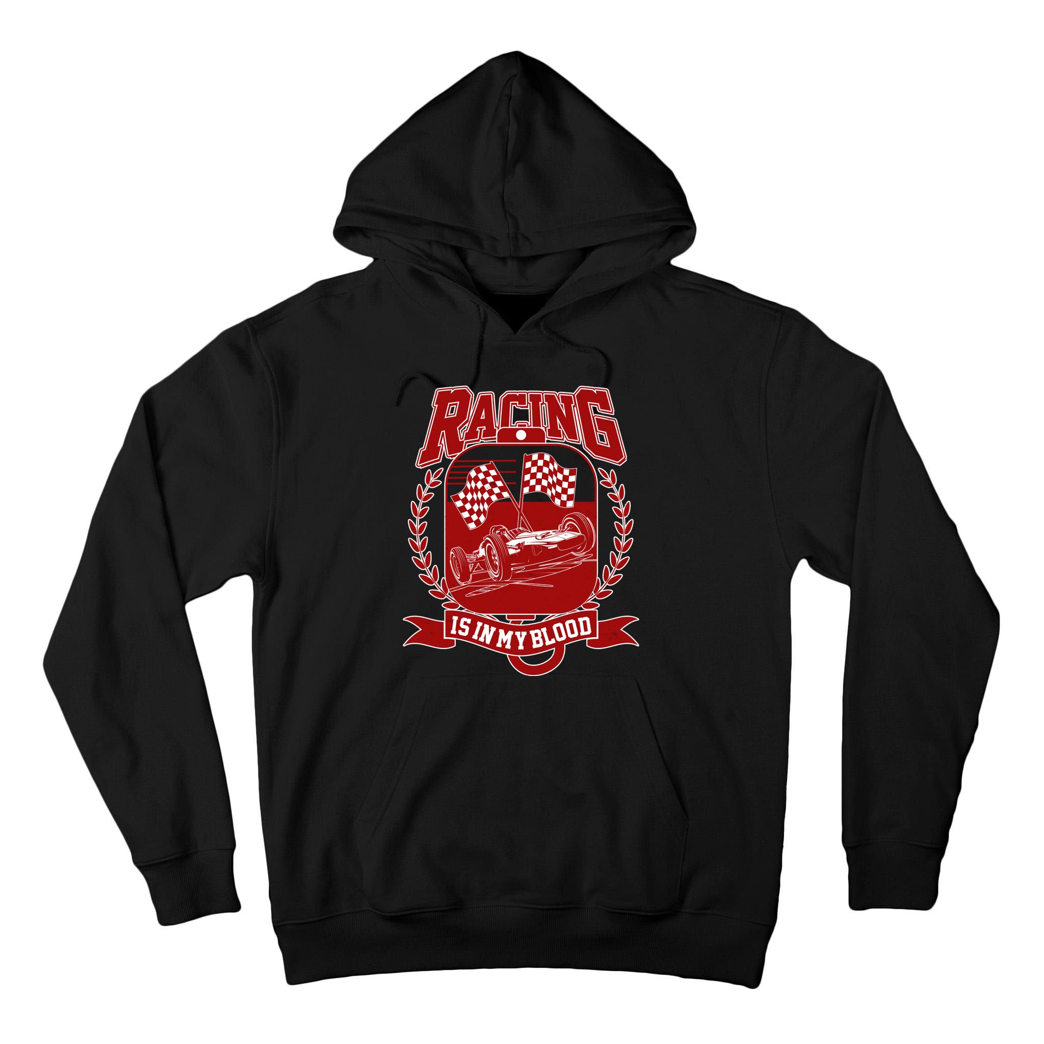 Racing Is In My Blood Tall Hoodie