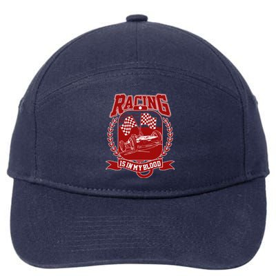 Racing Is In My Blood 7-Panel Snapback Hat