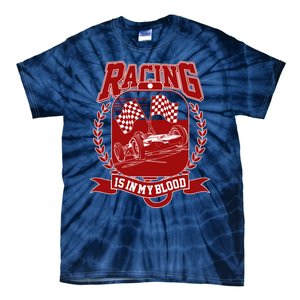 Racing Is In My Blood Tie-Dye T-Shirt