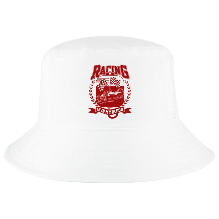 Racing Is In My Blood Cool Comfort Performance Bucket Hat