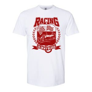 Racing Is In My Blood Softstyle CVC T-Shirt