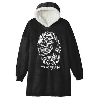 Running ItS In My Dna Hooded Wearable Blanket