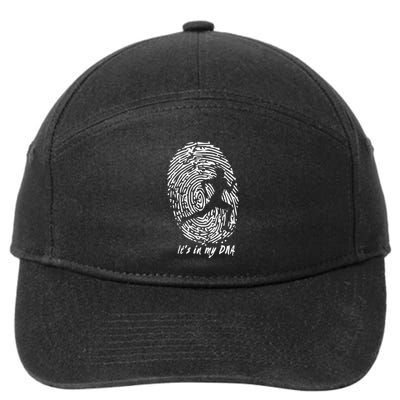 Running ItS In My Dna 7-Panel Snapback Hat