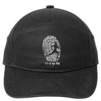 Running ItS In My Dna 7-Panel Snapback Hat