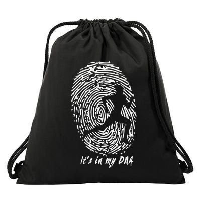 Running ItS In My Dna Drawstring Bag