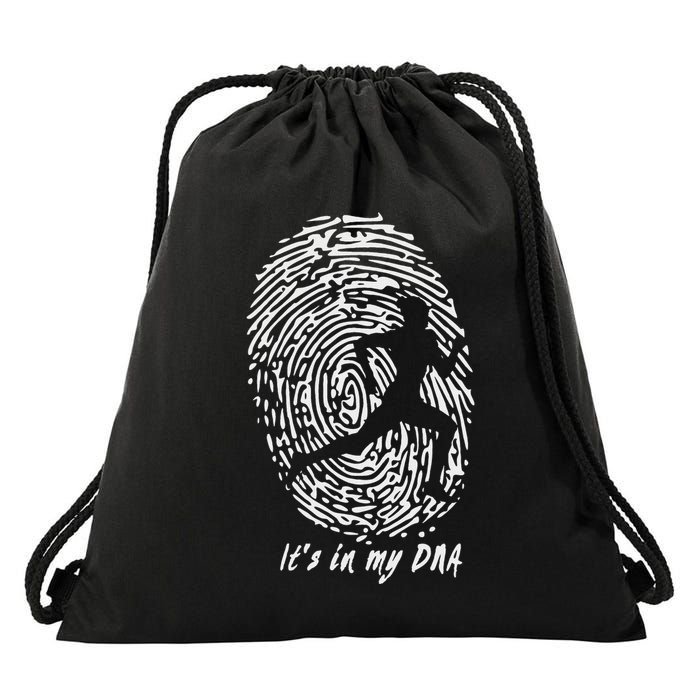 Running ItS In My Dna Drawstring Bag