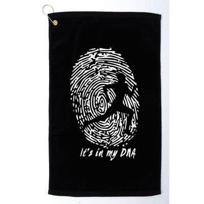 Running ItS In My Dna Golf Towel