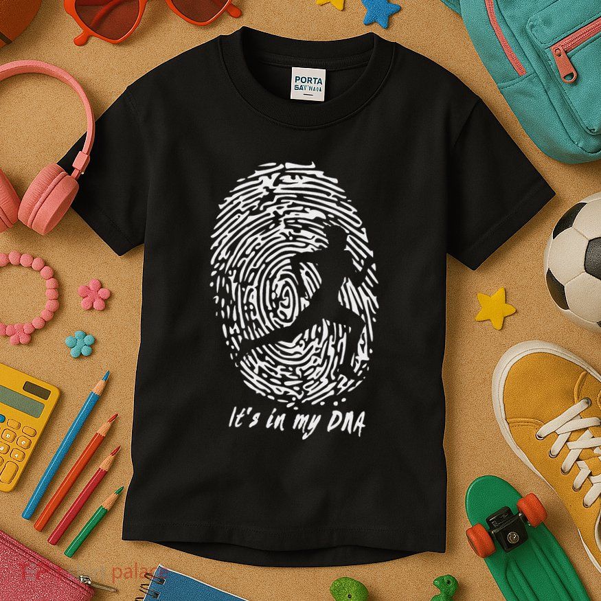 Running ItS In My Dna Kids T-Shirt