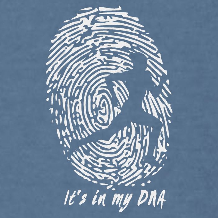 Running ItS In My Dna Garment-Dyed Sweatshirt