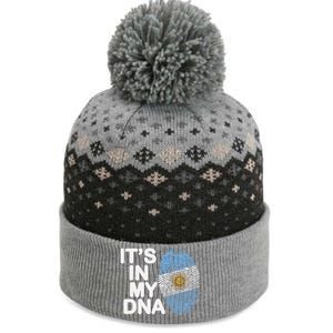 Retro It's In My DNA Argentinian Argentine soccer The Baniff Cuffed Pom Beanie