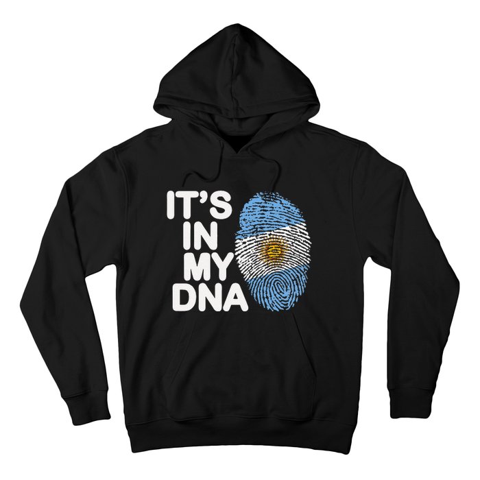 Retro It's In My DNA Argentinian Argentine soccer Hoodie