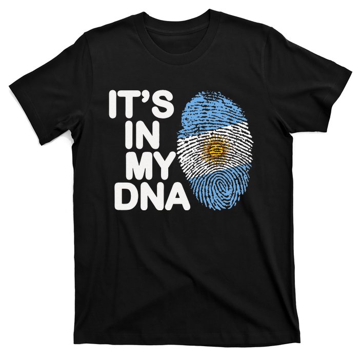 Retro It's In My DNA Argentinian Argentine soccer T-Shirt