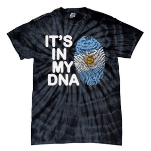 Retro It's In My DNA Argentinian Argentine soccer Tie-Dye T-Shirt