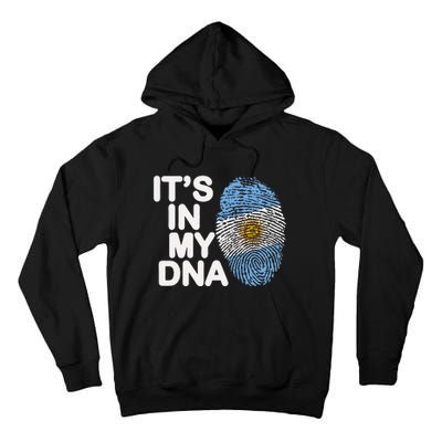 Retro It's In My DNA Argentinian Argentine soccer Tall Hoodie