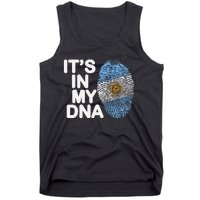 Retro It's In My DNA Argentinian Argentine soccer Tank Top